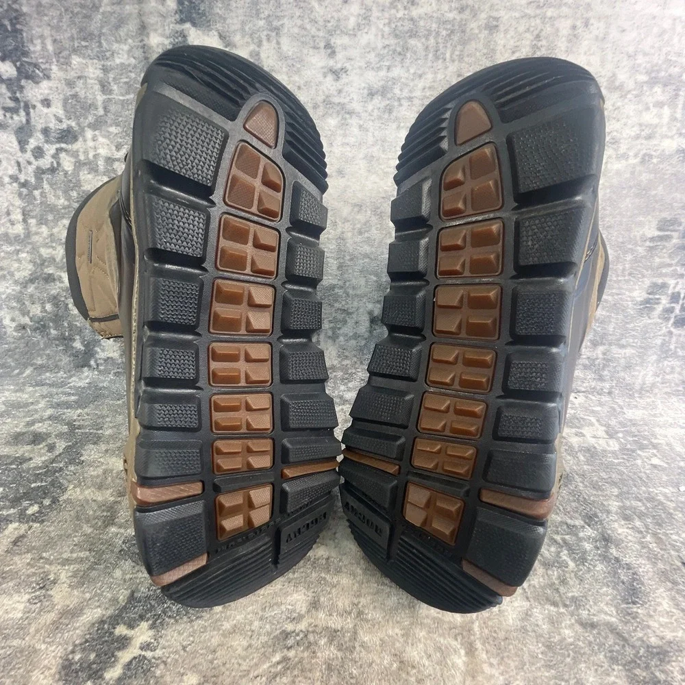 Rocky Mens 11 M Athletic Mobility L3 Hunting Boots Quilted Gore-Tex Tan Brown
